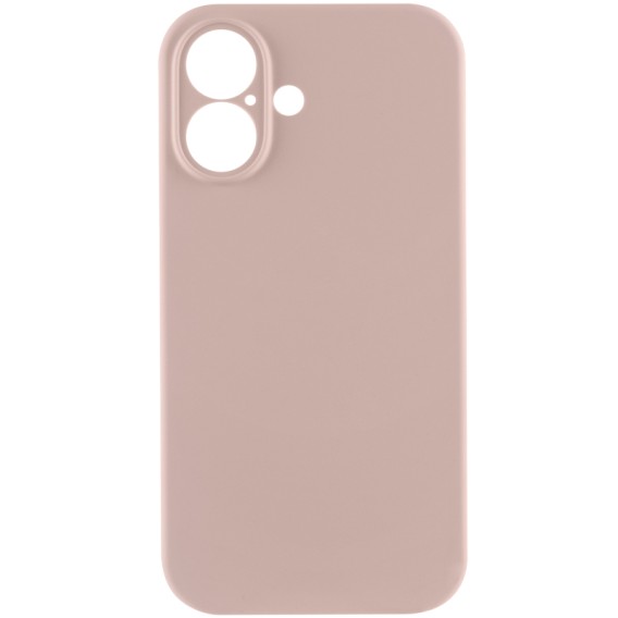 Чехол Silk Full Camera Protective (AA) NO LOGO для Apple iPhone 16 Plus (6.7") Розовый / Pink Sand