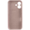 Чехол Silk Full Camera Protective (AA) NO LOGO для Apple iPhone 16 Plus (6.7") Розовый / Pink Sand