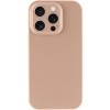Чохол Silk Full Camera Protective (AA) NO LOGO для Apple iPhone 16 Pro (6.3") Бежевий / Desert Gold
