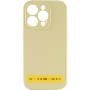 Чохол Silk Full Camera Protective (AA) NO LOGO для Apple iPhone 16e / 17e (6.1") Жовтий / Mellow Yellow