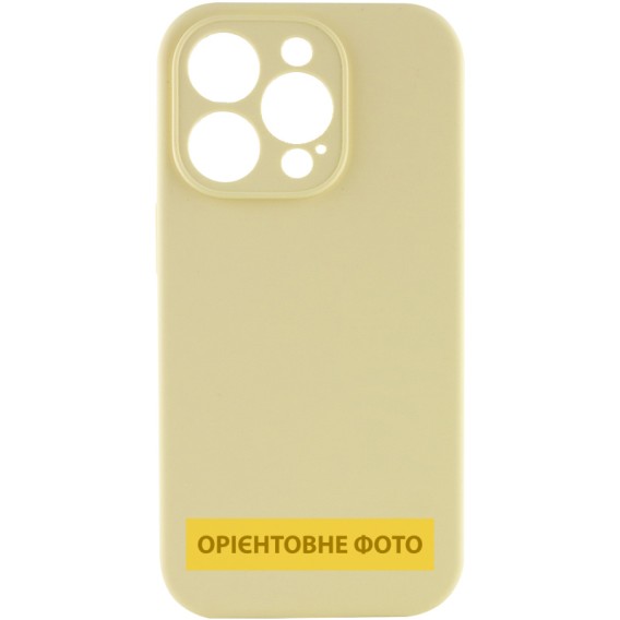 Чохол Silk Full Camera Protective (AA) NO LOGO для Apple iPhone 16e / 17e (6.1") Жовтий / Mellow Yellow