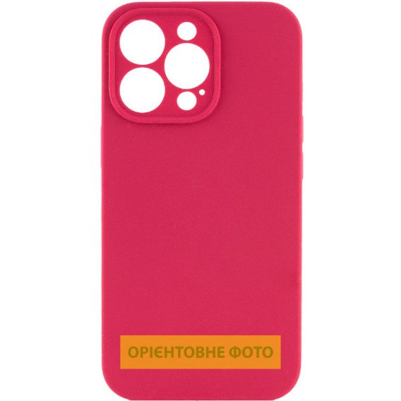 Чохол Silk Full Camera Protective (AA) NO LOGO для Apple iPhone 16e / 17e (6.1") Червоний / Rose Red