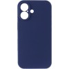 Чохол Silk Full Camera Protective (AA) NO LOGO для Apple iPhone 17 (6.3") Синій / Deep navy