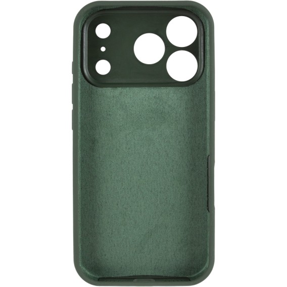 Чохол Silk Full Camera Protective (AA) NO LOGO для Apple iPhone 17 Pro Max (6.9") Зелений / Cyprus Green Чохол Silk Full Camera Protective (AA) NO LOGO для Apple iPhone 17 Pro Max (6.9") Зелений / Cyprus Green