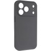 Чохол Silk Full Camera Protective (AA) NO LOGO для Apple iPhone 17 Pro Max (6.9") Сірий / Dark Gray