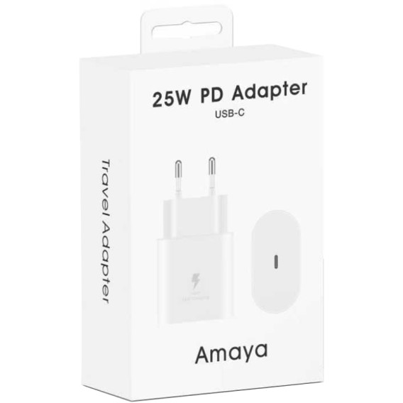 МЗП Amaya SC25 PD25W (1USB-C) White