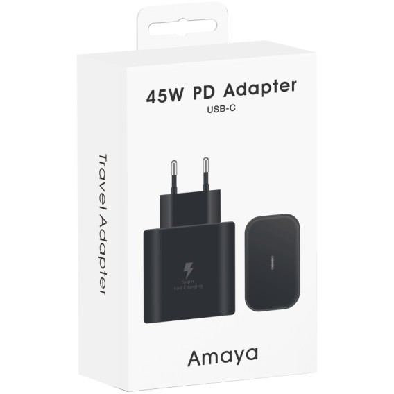 МЗП Amaya SC45 PD45W (1USB-C) Black