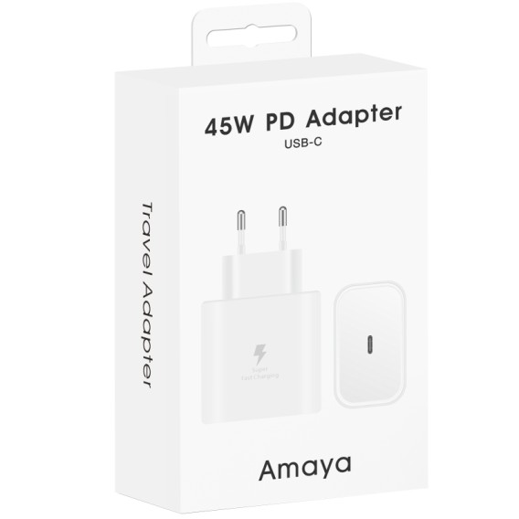 МЗП Amaya SC45 PD45W (1USB-C) White