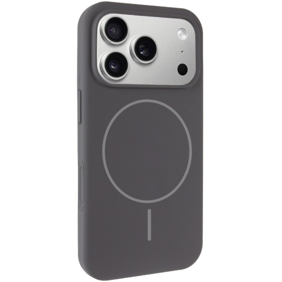 Чохол Silk Full Protective (AA) NO LOGO with Magnetic Fit для Apple iPhone 17 Pro Max / 18 Pro Max Сірий / Dark Gray