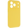 Чохол Silk Full Camera Protective (AA) NO LOGO для Apple iPhone 17 Pro / 18 Pro (6.3") Жовтий / Yellow