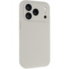 Чохол Silk Full Camera Protective (AA) NO LOGO для Apple iPhone 17 Pro / 18 Pro (6.3") Бежевий / Antique White