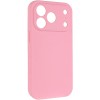 Чохол Silk Full Camera Protective (AA) NO LOGO для Apple iPhone 17 Pro / 18 Pro (6.3") Рожевий / Light pink
