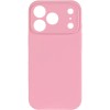 Чохол Silk Full Camera Protective (AA) NO LOGO для Apple iPhone 17 Pro / 18 Pro (6.3") Рожевий / Light pink