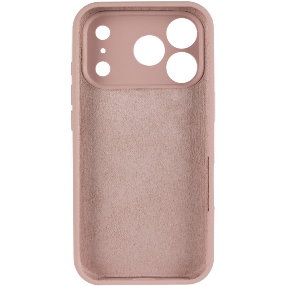 Чохол Silk Full Camera Protective (AA) NO LOGO для Apple iPhone 17 Pro / 18 Pro (6.3") Рожевий / Pink Sand Чохол Silk Full Camera Protective (AA) NO LOGO для Apple iPhone 17 Pro / 18 Pro (6.3") Рожевий / Pink Sand