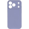 Чохол Silk Full Camera Protective (AA) NO LOGO для Apple iPhone 17 Pro / 18 Pro (6.3") Сірий / Lavender Gray