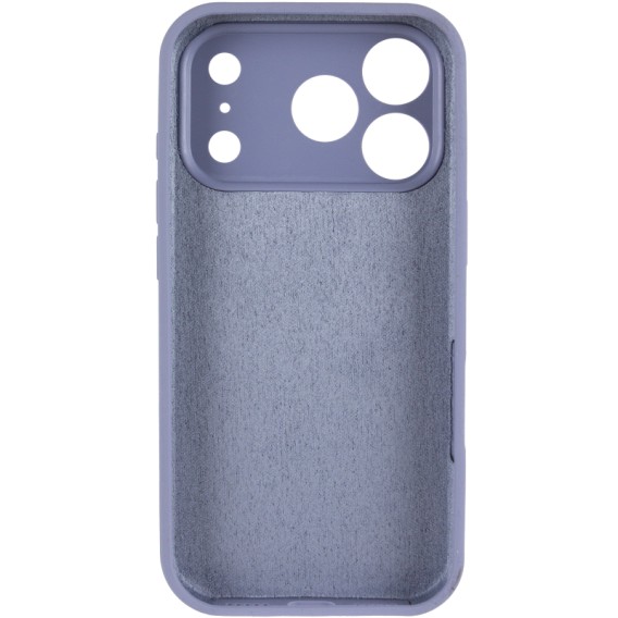 Чохол Silk Full Camera Protective (AA) NO LOGO для Apple iPhone 17 Pro / 18 Pro (6.3") Сірий / Lavender Gray