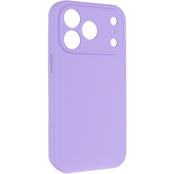 Чохол Silk Full Camera Protective (AA) NO LOGO для Apple iPhone 17 Pro / 18 Pro (6.3") Бузковий / Dasheen
