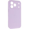 Чохол Silk Full Camera Protective (AA) NO LOGO для Apple iPhone 17 Pro / 18 Pro (6.3") Бузковий / Lilac