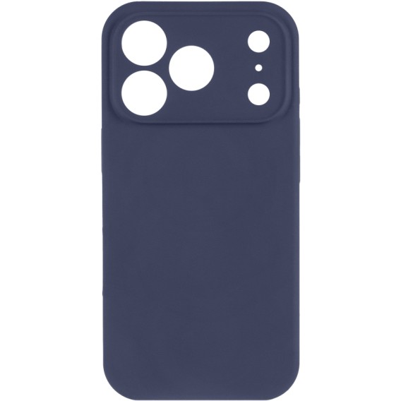 Чохол Silk Full Camera Protective (AA) NO LOGO для Apple iPhone 17 Pro / 18 Pro (6.3") Темно-синій / Midnight blue