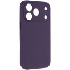 Чохол Silk Full Camera Protective (AA) NO LOGO для Apple iPhone 17 Pro / 18 Pro (6.3") Фіолетовий / Elderberry