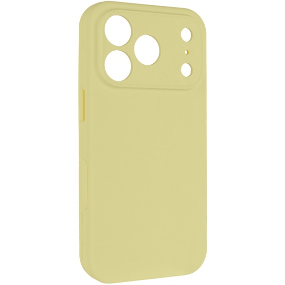Чохол Silk Full Camera Protective (AA) NO LOGO для Apple iPhone 17 Pro Max / 18 Pro Max (6.9") Жовтий / Mellow Yellow