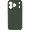 Чохол Silk Full Camera Protective (AA) NO LOGO для Apple iPhone 17 Pro Max / 18 Pro Max (6.9") Зелений / Cyprus Green