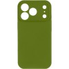 Чохол Silk Full Camera Protective (AA) NO LOGO для Apple iPhone 17 Pro Max / 18 Pro Max (6.9") Зелений / Dark Olive