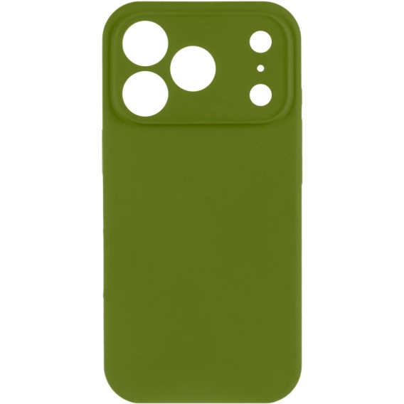 Чохол Silk Full Camera Protective (AA) NO LOGO для Apple iPhone 17 Pro Max / 18 Pro Max (6.9") Зелений / Dark Olive Чохол Silk Full Camera Protective (AA) NO LOGO для Apple iPhone 17 Pro Max / 18 Pro Max (6.9") Зелений / Dark Olive