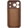 Чехол Silk Full Camera Protective (AA) NO LOGO для Apple iPhone 17 Pro Max / 18 Pro Max (6.9") Коричневый / Brown