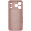 Чохол Silk Full Camera Protective (AA) NO LOGO для Apple iPhone 17 Pro Max / 18 Pro Max (6.9") Рожевий / Pink Sand