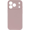 Чохол Silk Full Camera Protective (AA) NO LOGO для Apple iPhone 17 Pro Max / 18 Pro Max (6.9") Сірий / Lavender