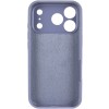 Чохол Silk Full Camera Protective (AA) NO LOGO для Apple iPhone 17 Pro Max / 18 Pro Max (6.9") Сірий / Lavender Gray