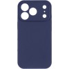 Чохол Silk Full Camera Protective (AA) NO LOGO для Apple iPhone 17 Pro Max / 18 Pro Max (6.9") Синій / Deep navy