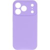 Чохол Silk Full Camera Protective (AA) NO LOGO для Apple iPhone 17 Pro Max / 18 Pro Max (6.9") Бузковий / Dasheen