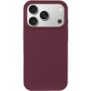 Чехол Silk (AA) NO LOGO with Magnetic Fit для Apple iPhone 17 Pro / 18 Pro (6.3") Бордовый / Plum