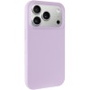 Чохол Silk (AA) NO LOGO with Magnetic Fit для Apple iPhone 17 Pro / 18 Pro (6.3") Бузковий / Lilac