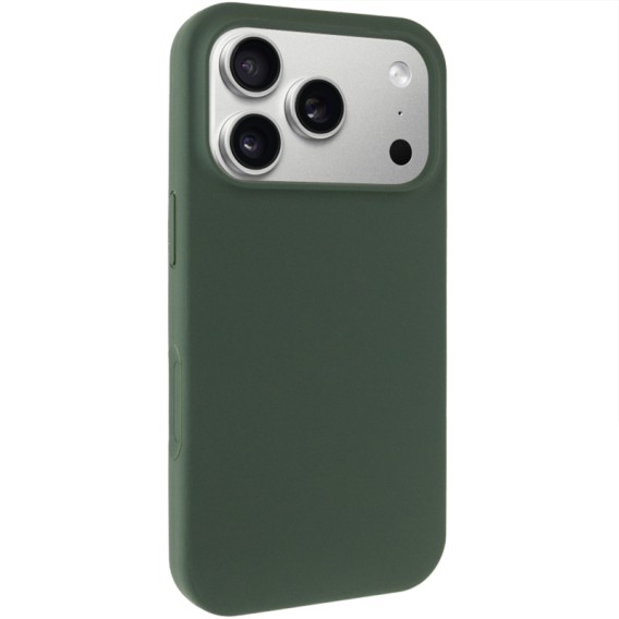 Чохол Silk (AA) NO LOGO with Magnetic Fit для Apple iPhone 17 Pro / 18 Pro (6.3") Зелений / Cyprus Green