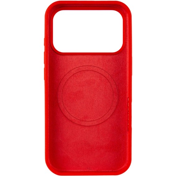 Чохол Silk (AA) NO LOGO with Magnetic Fit для Apple iPhone 17 Pro / 18 Pro (6.3") Червоний / Red