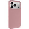 Чохол Silk (AA) NO LOGO with Magnetic Fit для Apple iPhone 17 Pro / 18 Pro (6.3") Рожевий / Pink Sand