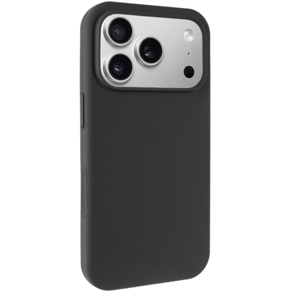 Чохол Silk (AA) NO LOGO with Magnetic Fit для Apple iPhone 17 Pro / 18 Pro (6.3") Чорний / Black