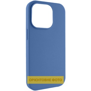 Чехол для iPhone 18 Pro Max / 17 Pro Max Epik Silk (AA) NO LOGO with Magnetic Fit, Синий / Ocean Blue