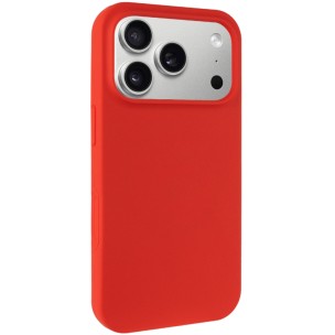Чохол для iPhone 18 Pro Max / 17 Pro Max Epik Silk (AA) NO LOGO with Magnetic Fit, Червоний / Red