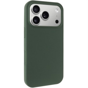 Чохол для iPhone 18 Pro Max / 17 Pro Max Epik Silk (AA) NO LOGO with Magnetic Fit, Зелений / Cyprus Green