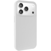 Чохол для iPhone 18 Pro Max / 17 Pro Max Epik Silk (AA) NO LOGO with Magnetic Fit, Білий / White
