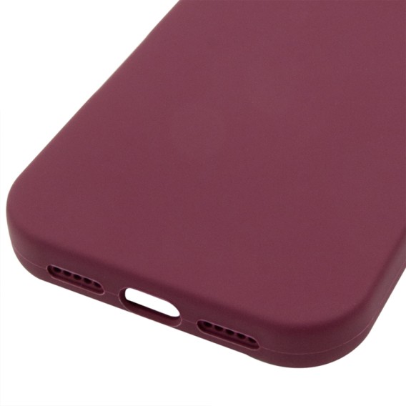 Чохол Silk (AA) NO LOGO with Magnetic Fit для Apple iPhone 17 Pro Max / 18 Pro Max (6.9") Бордовий / Plum Чохол Silk (AA) NO LOGO with Magnetic Fit для Apple iPhone 17 Pro Max / 18 Pro Max (6.9") Бордовий / Plum