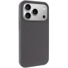 Чохол Silk (AA) NO LOGO with Magnetic Fit для Apple iPhone 17 Pro Max / 18 Pro Max (6.9") Сірий / Dark Gray