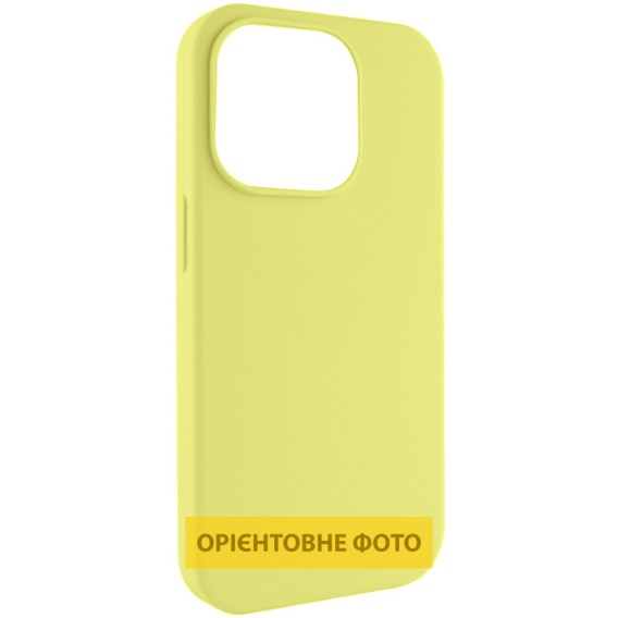 Чохол Silk (AA) NO LOGO with Magnetic Fit для Apple iPhone 17 Pro Max / 18 Pro Max (6.9") Жовтий / Lemon Yellow