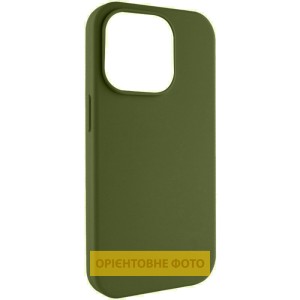 Чохол Silk (AA) NO LOGO with Magnetic Fit для Apple iPhone 17 Pro Max / 18 Pro Max (6.9") Зелений / Dark Olive
