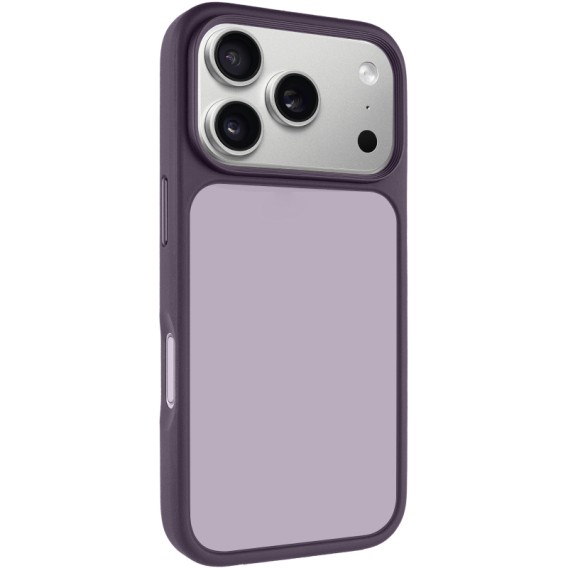 TPU+PC чехол Metal Buttons для Apple iPhone 18 Pro / 17 Pro (6.3") Бордовый / Deep Cherry