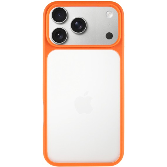 TPU+PC чохол Metal Buttons для Apple iPhone 18 Pro / 17 Pro (6.3") Помаранчевий / Orange TPU+PC чохол Metal Buttons для Apple iPhone 18 Pro / 17 Pro (6.3") Помаранчевий / Orange